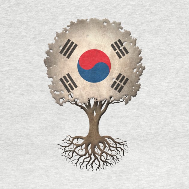 Tree of Life with South Korean Flag by jeffbartels